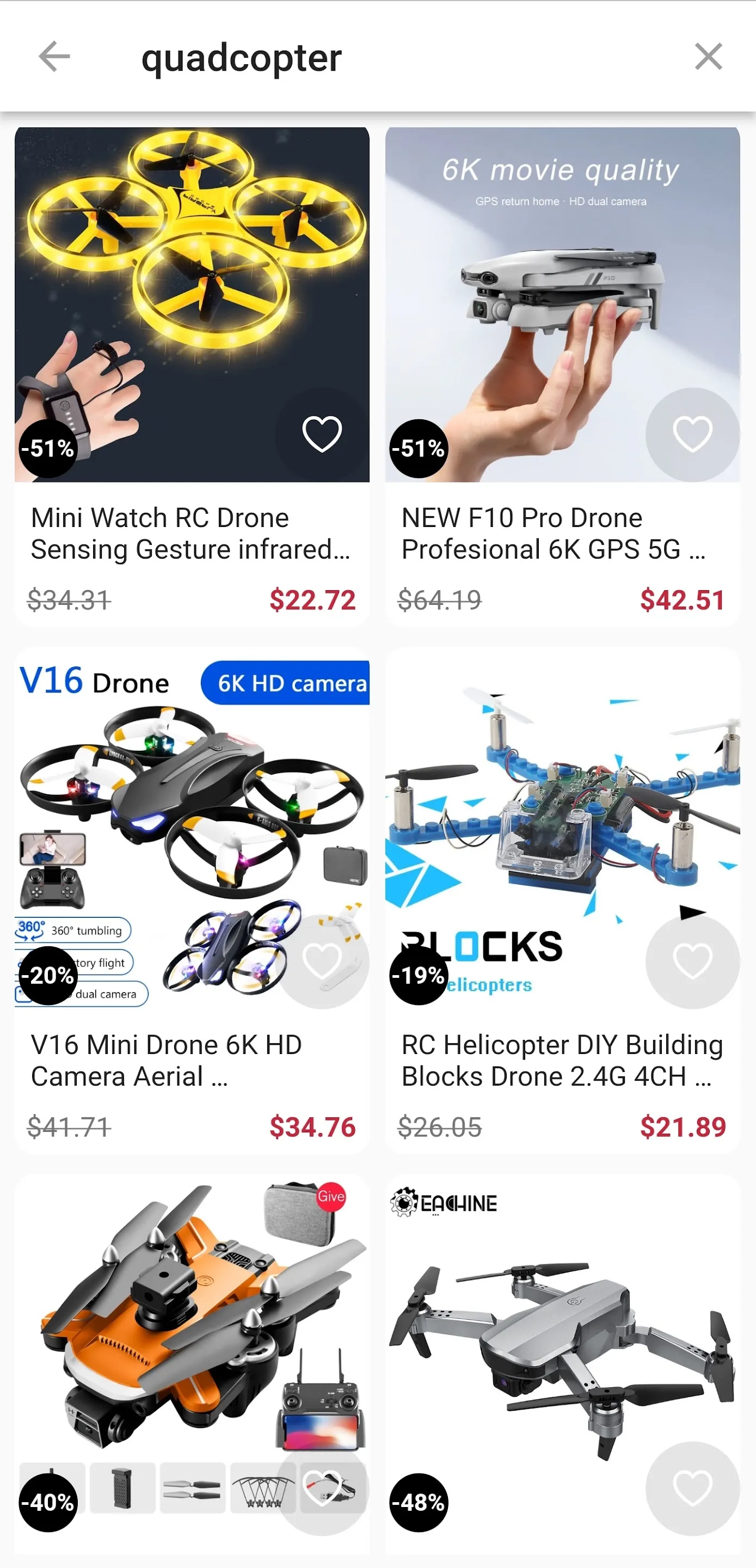 Quadcopter Drones Shopping App | Indus Appstore | Screenshot