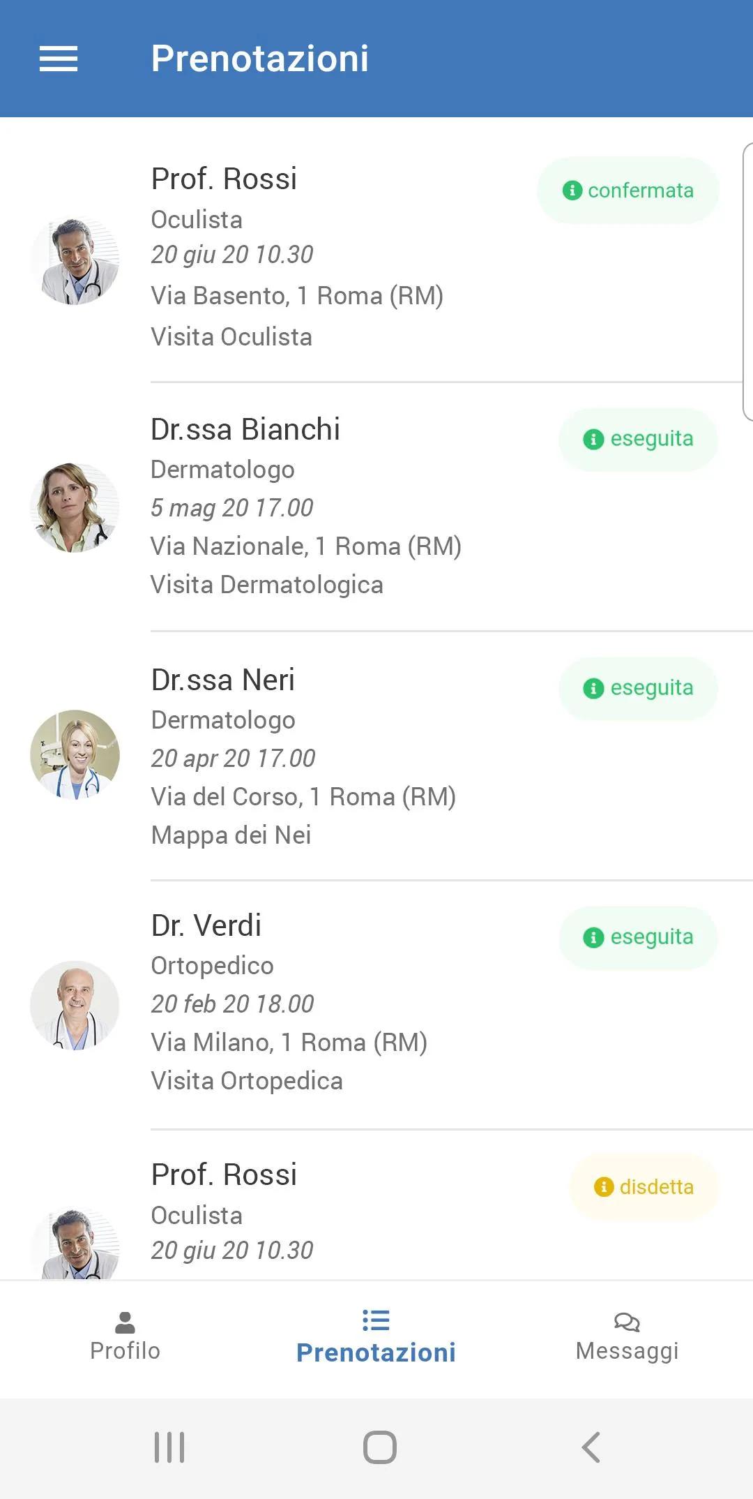 iDoctors.it | Indus Appstore | Screenshot