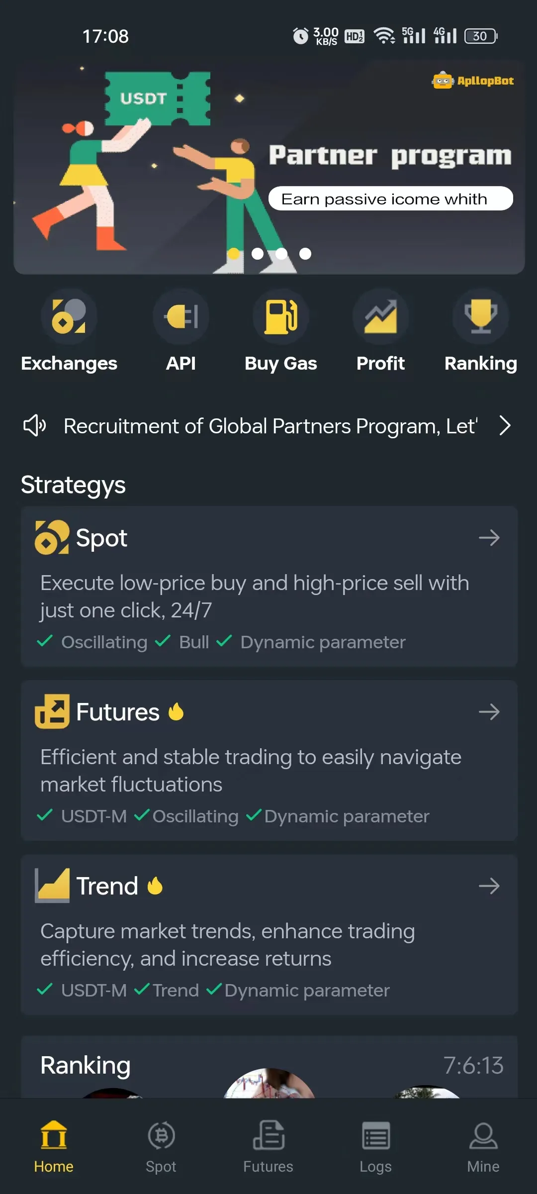 Binance OKX Bybit Apollo-Bot | Indus Appstore | Screenshot