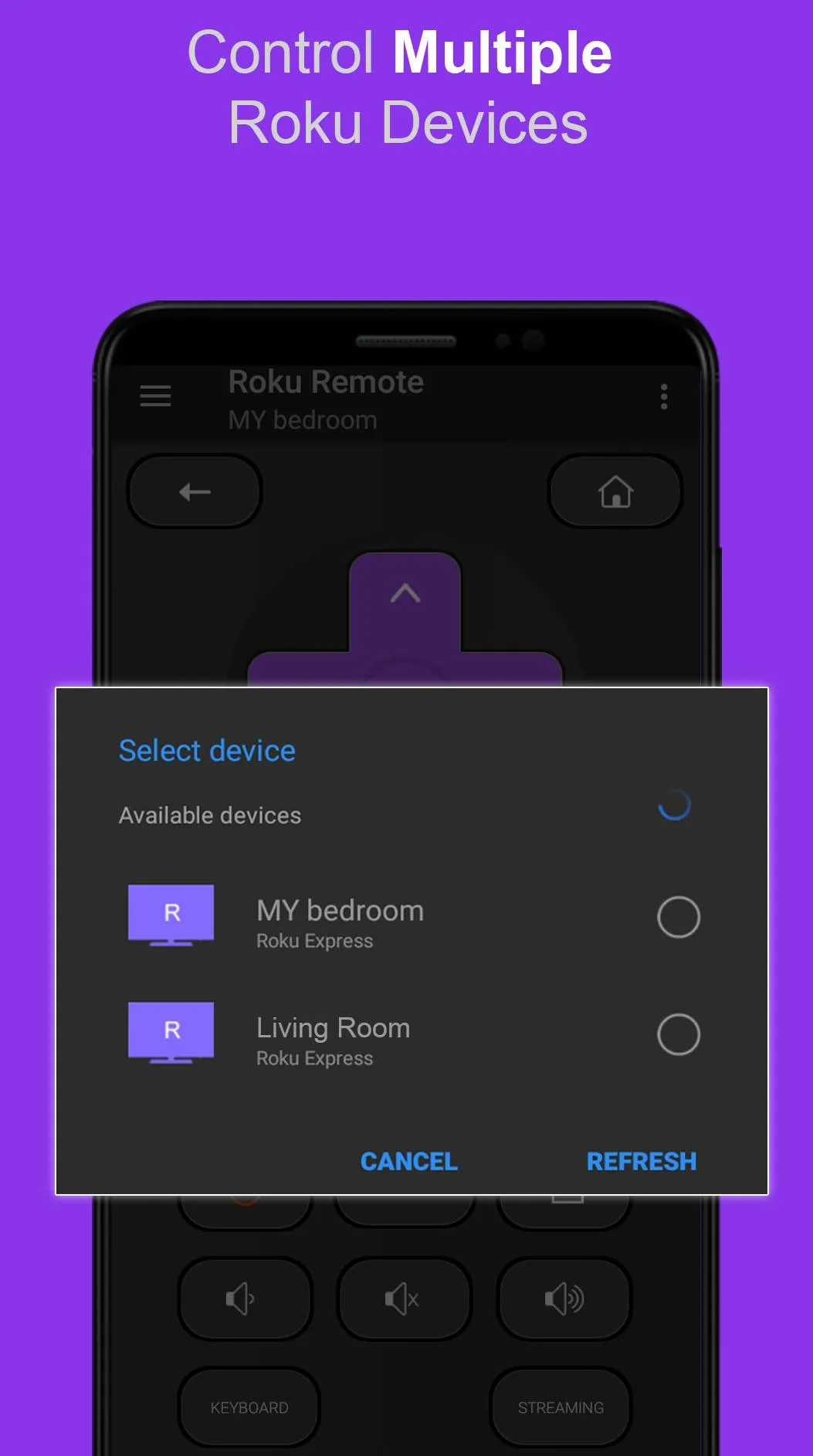 Roku Remote: RoSpikes(WiFi/IR) | Indus Appstore | Screenshot