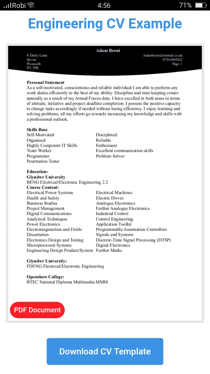 How To Write CV | Indus Appstore | Screenshot