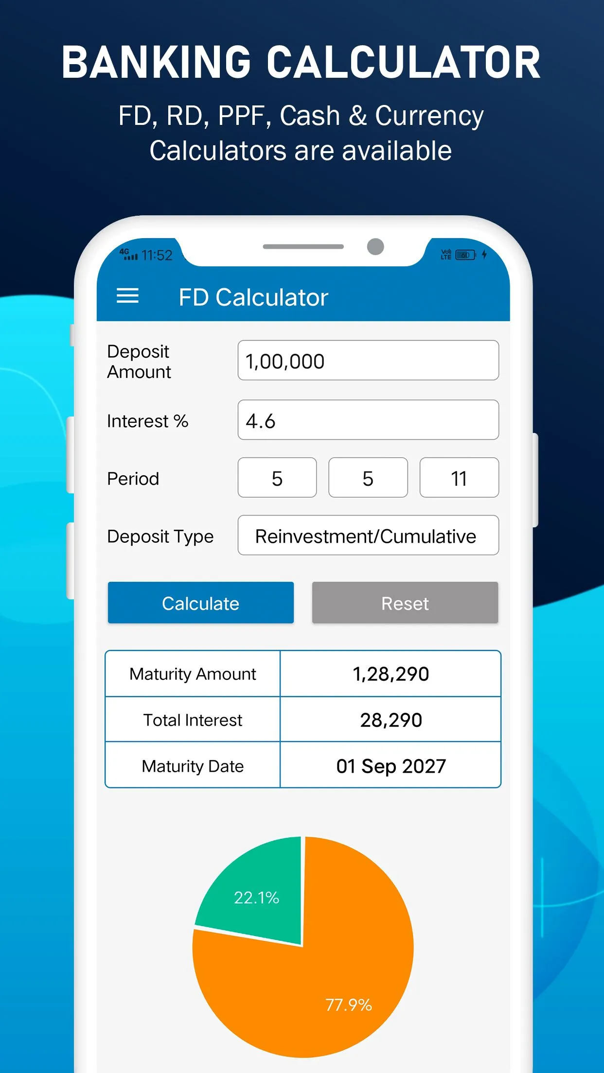 EMI Calculator | Indus Appstore | Screenshot