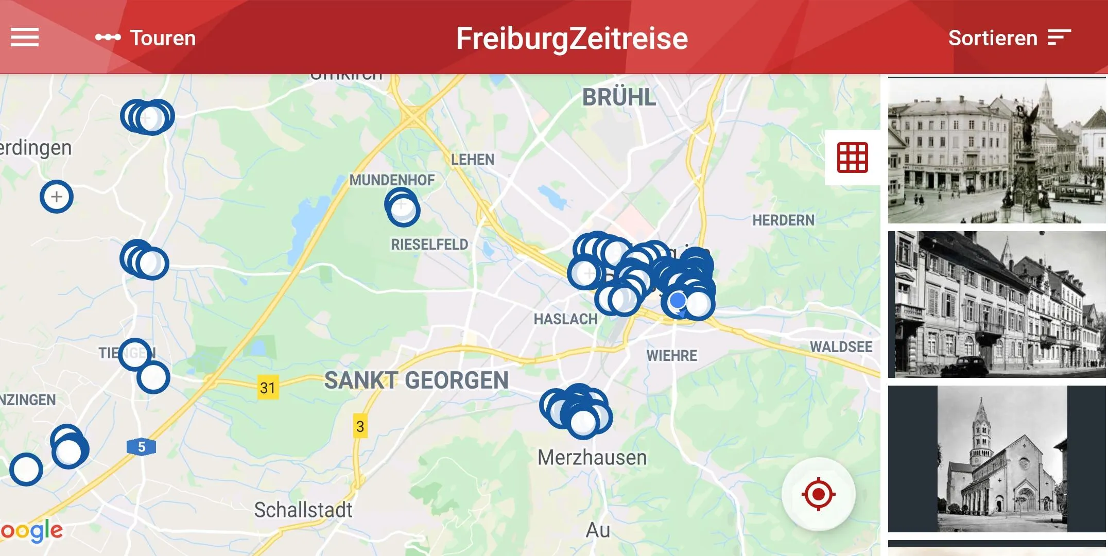 Freiburg Zeitreise | Indus Appstore | Screenshot