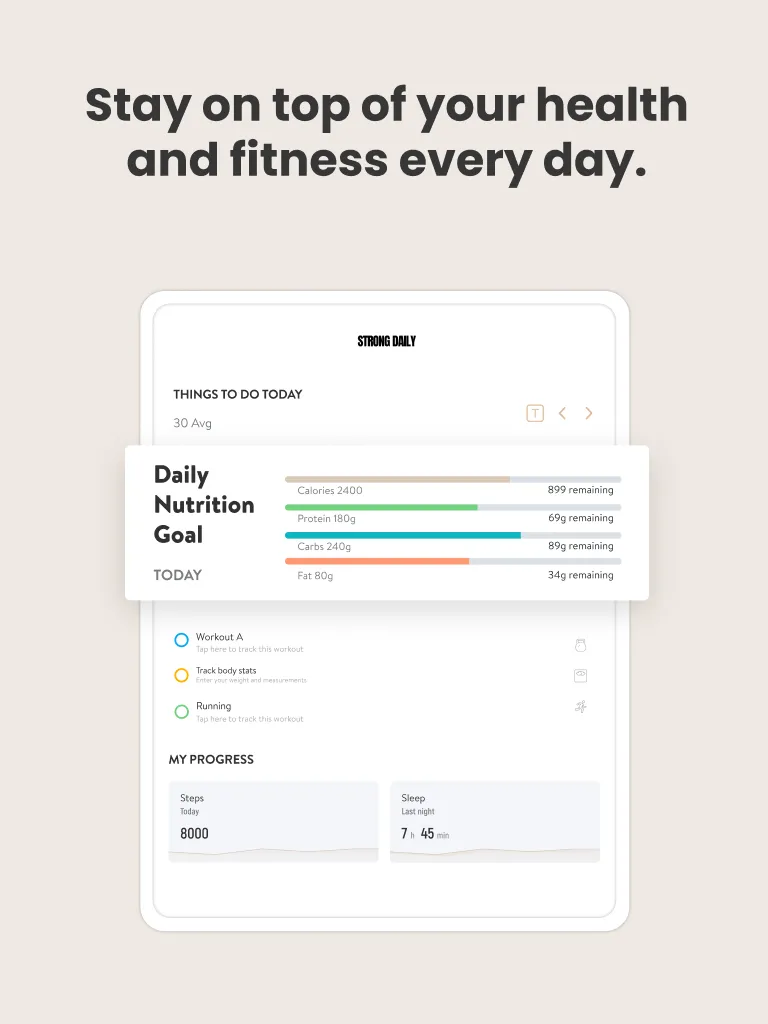 Strong Daily | Indus Appstore | Screenshot