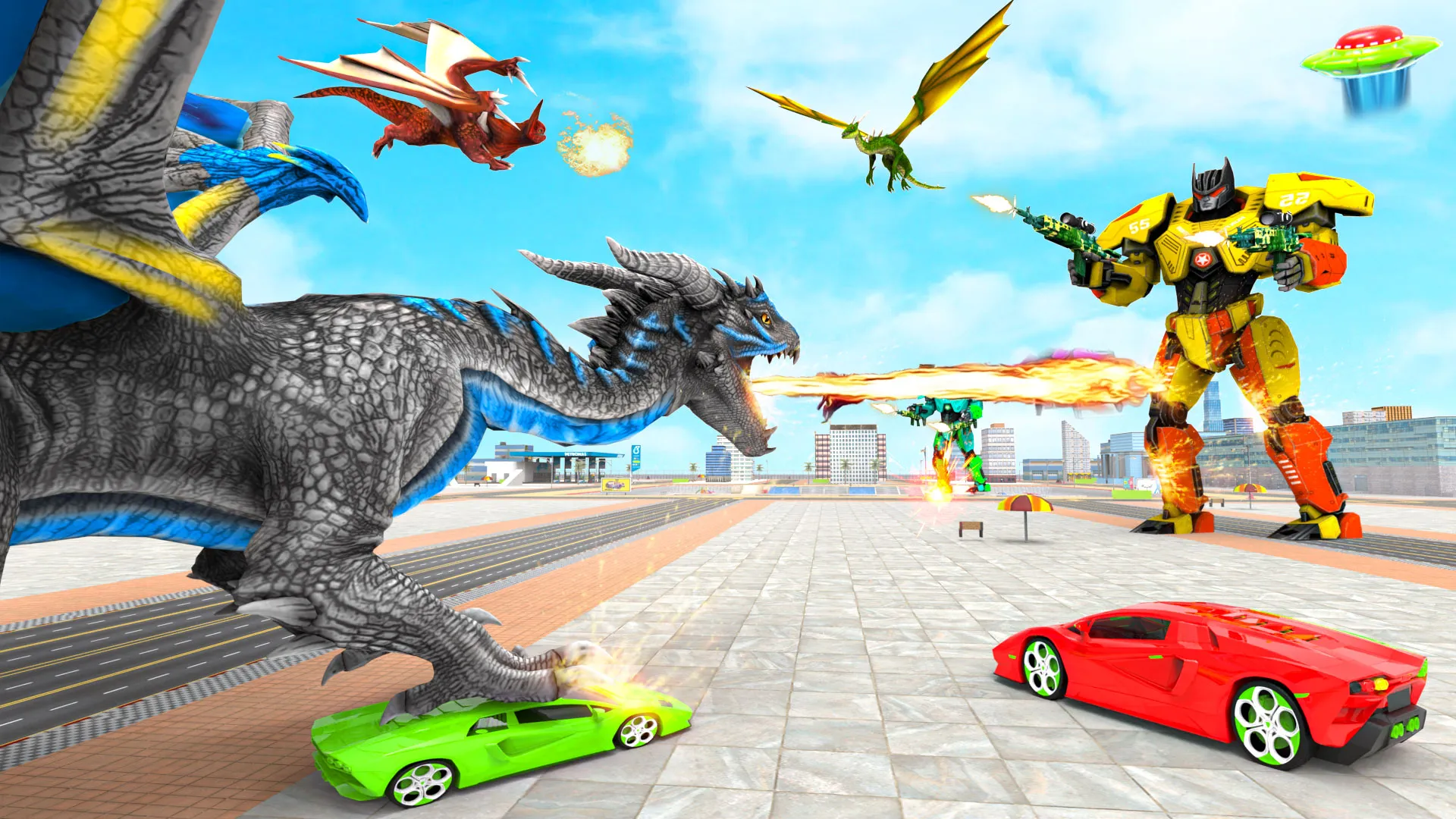 Dragon Robot - Riding Extreme | Indus Appstore | Screenshot