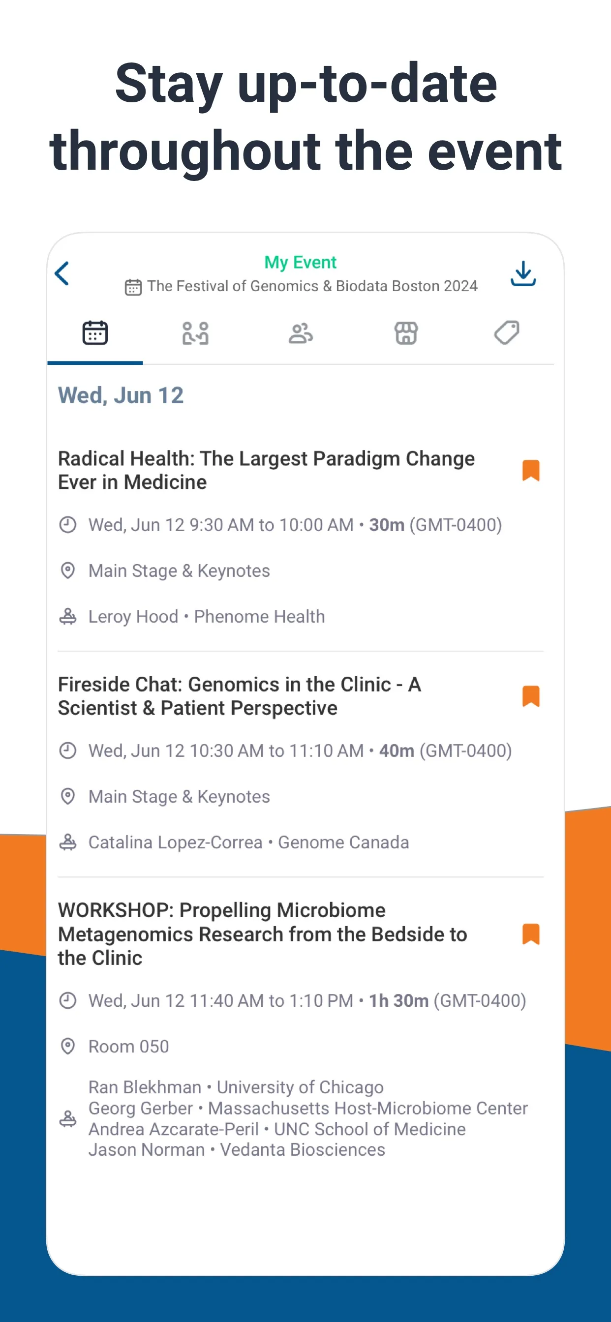 Festival of Genomics Boston | Indus Appstore | Screenshot