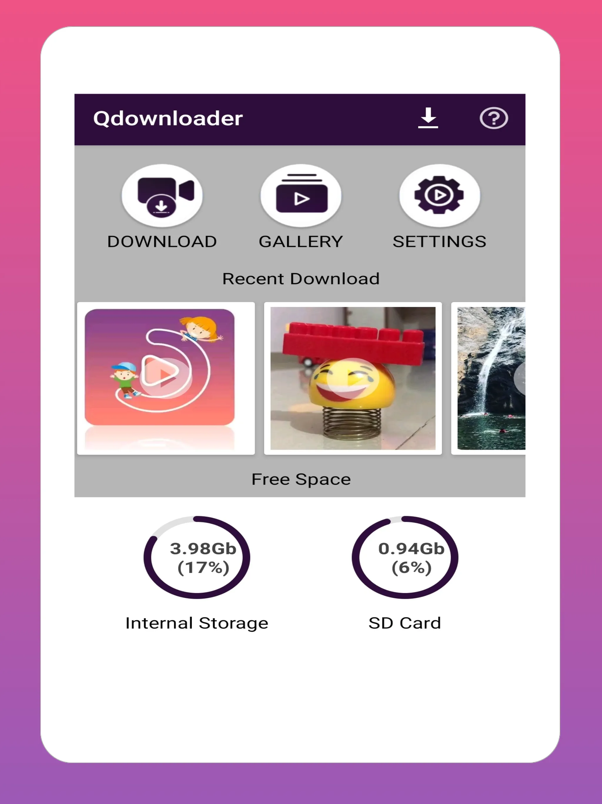 qdownloader & Saver | Indus Appstore | Screenshot