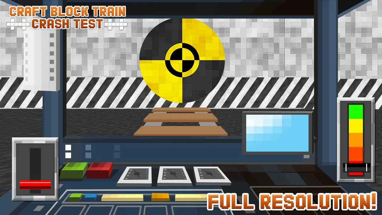 Craft Block Train Crash Test | Indus Appstore | Screenshot