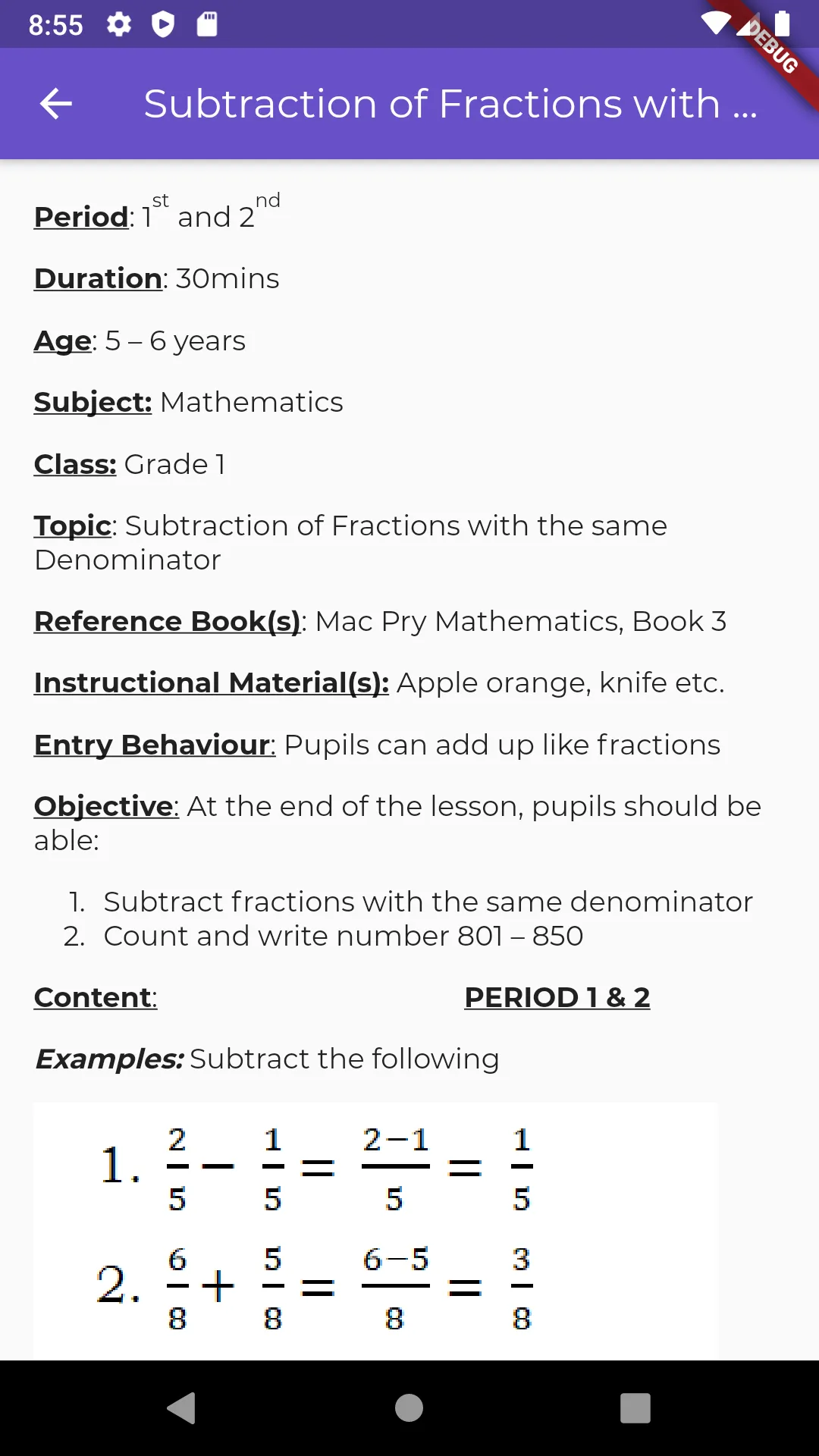 Lesson Notes | Indus Appstore | Screenshot