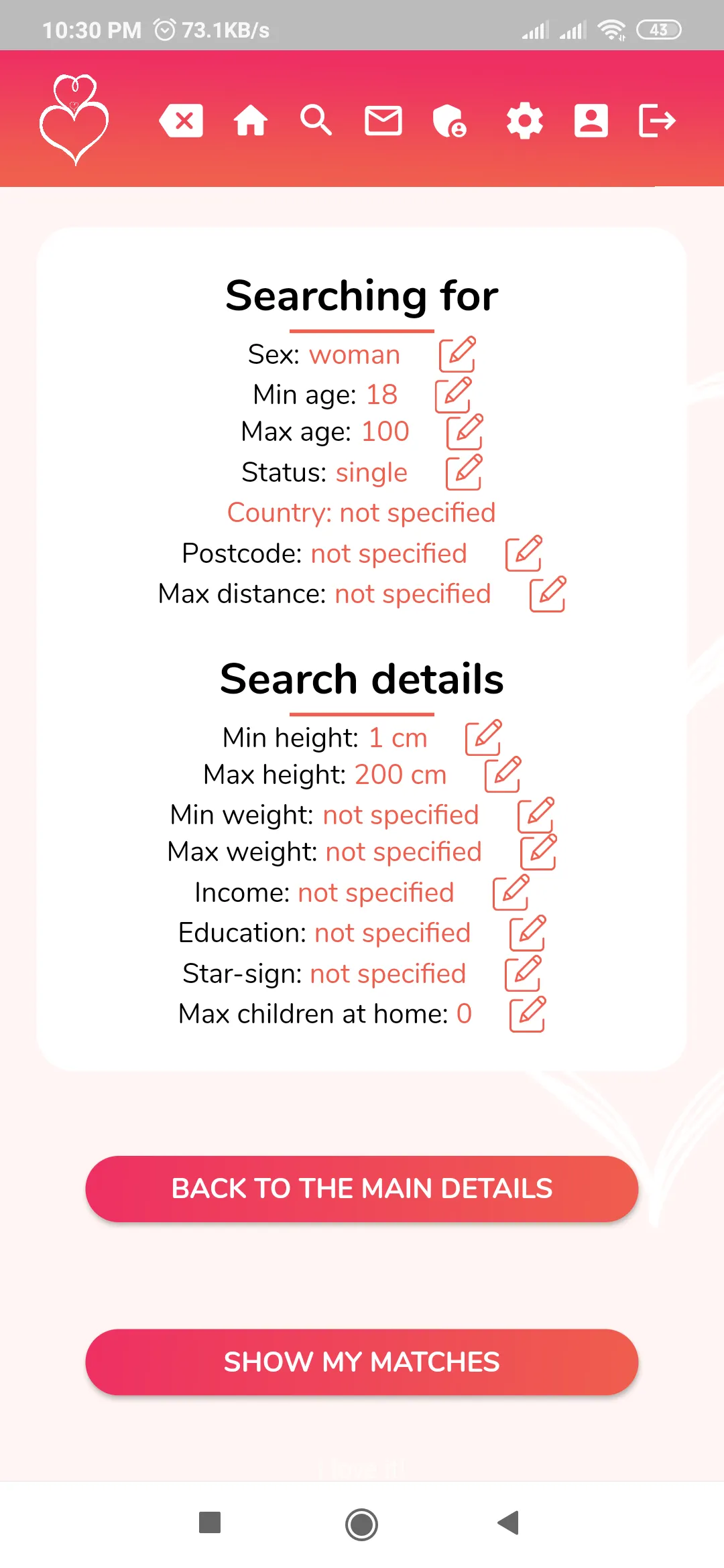 ozLove - Australian Dating | Indus Appstore | Screenshot