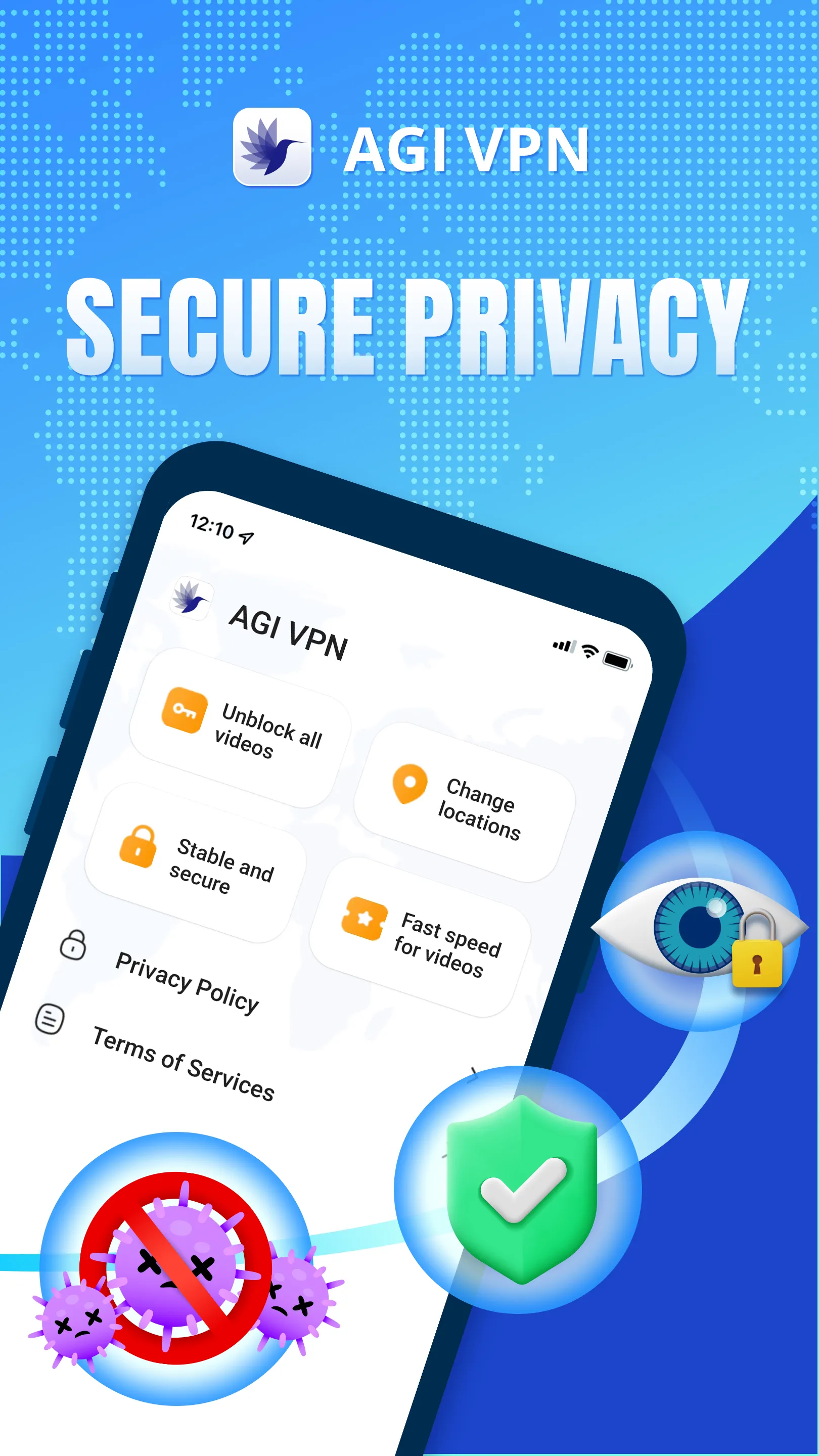 AGI VPN - Fast VPN Proxy | Indus Appstore | Screenshot