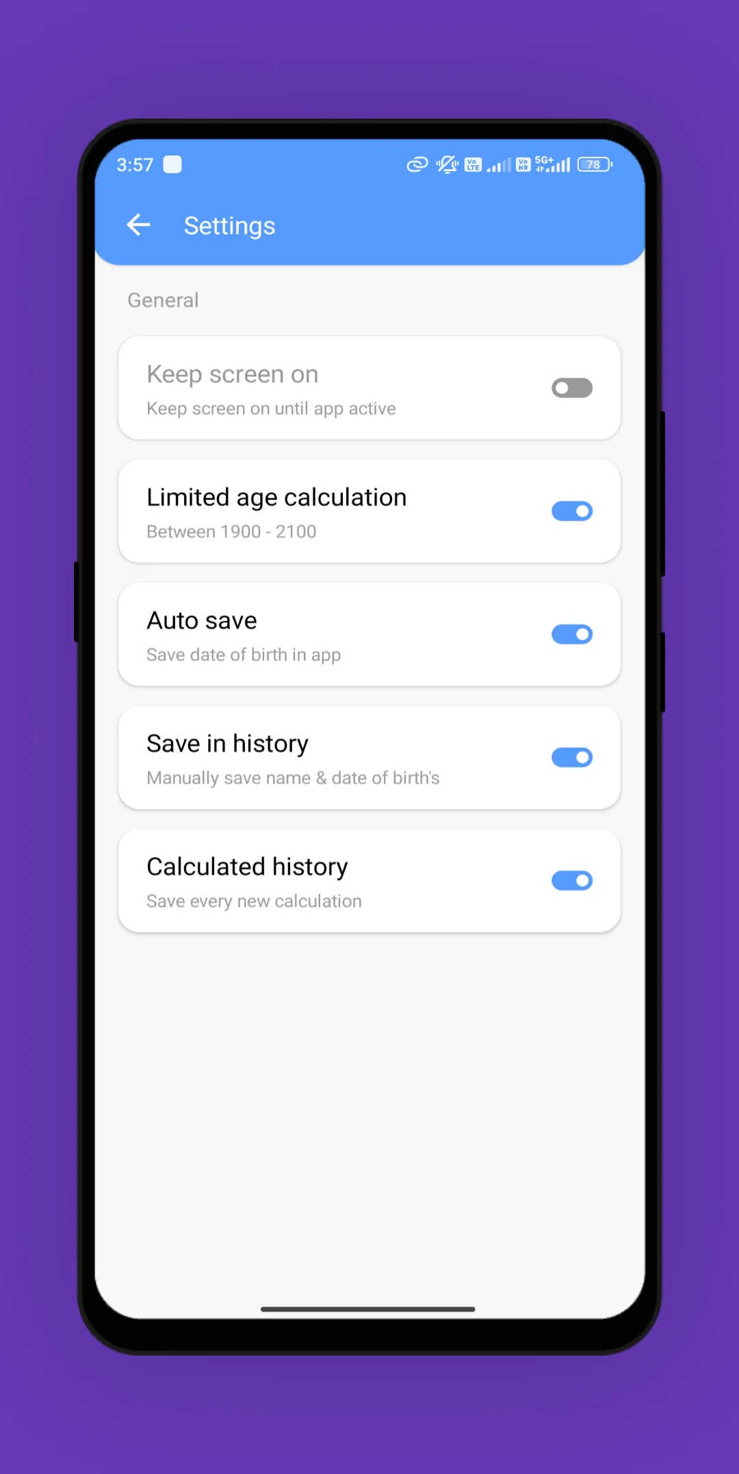 AGE Calculator (DOB) How U Old | Indus Appstore | Screenshot