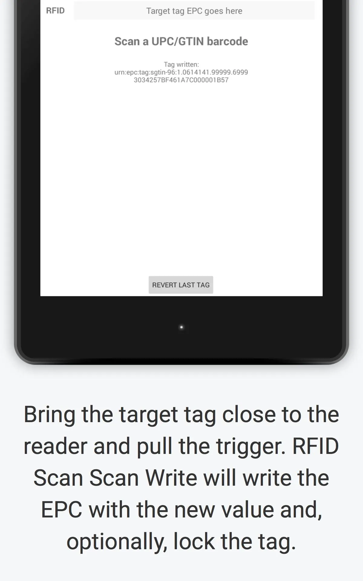 RFID Scan Scan Write | Indus Appstore | Screenshot