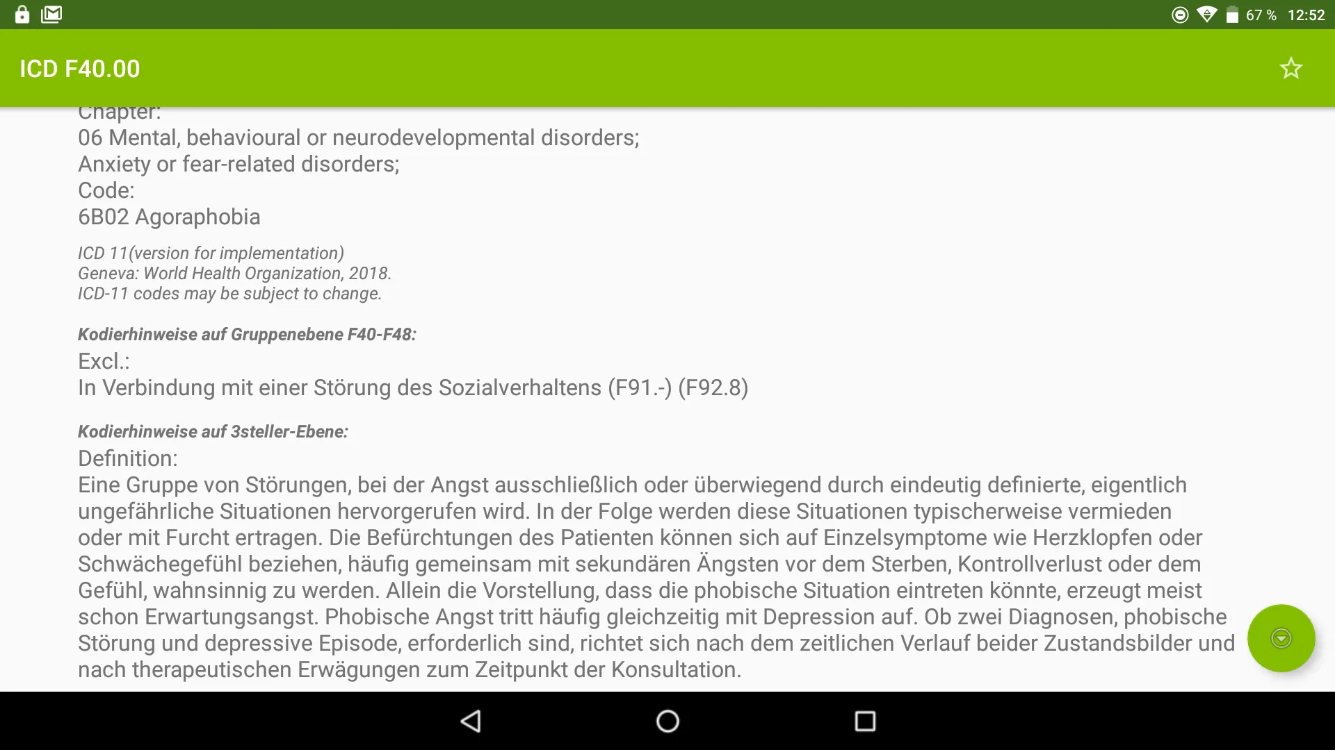 ICD-10 Diagnosen + Heilmittel | Indus Appstore | Screenshot