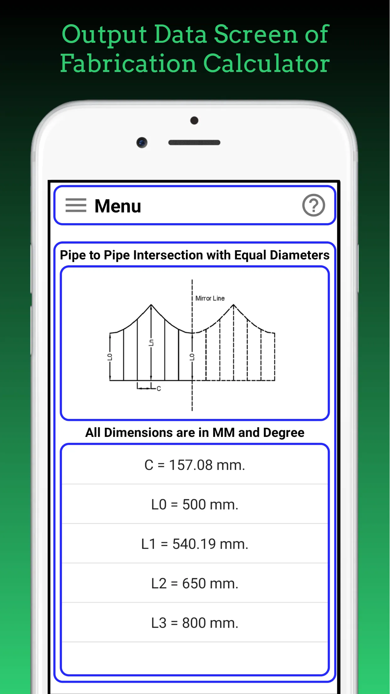 Fabrication Calculator | Indus Appstore | Screenshot