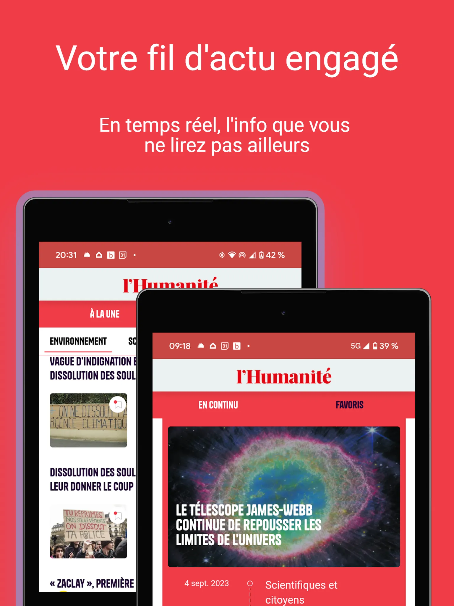 L'Humanité - Le journal | Indus Appstore | Screenshot