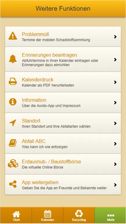 Landkreis Kelheim Abfall-App | Indus Appstore | Screenshot