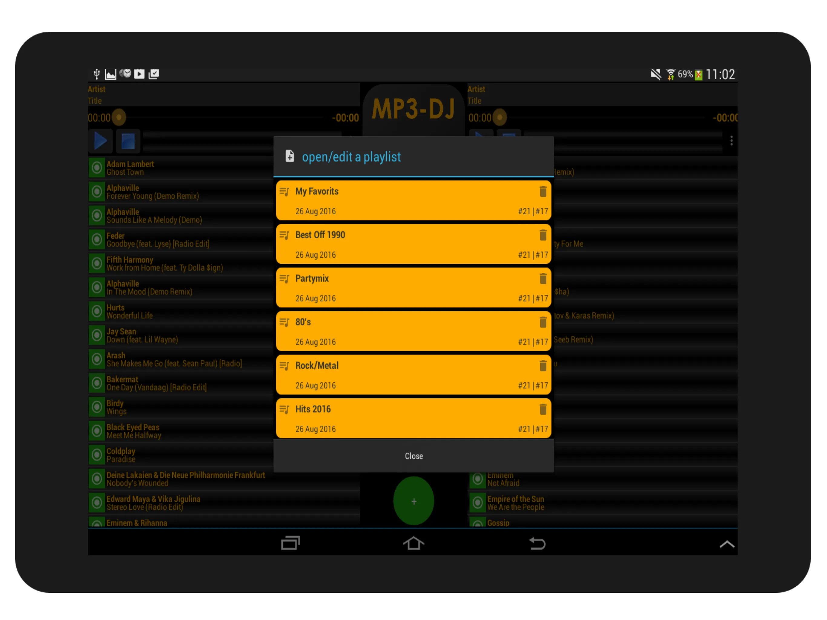 MP3-DJ the MP3-Player | Indus Appstore | Screenshot