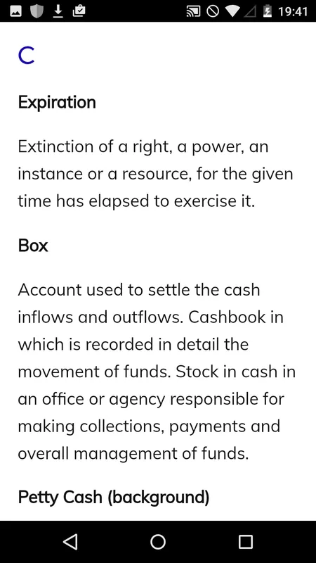 Economic Dictionary | Indus Appstore | Screenshot