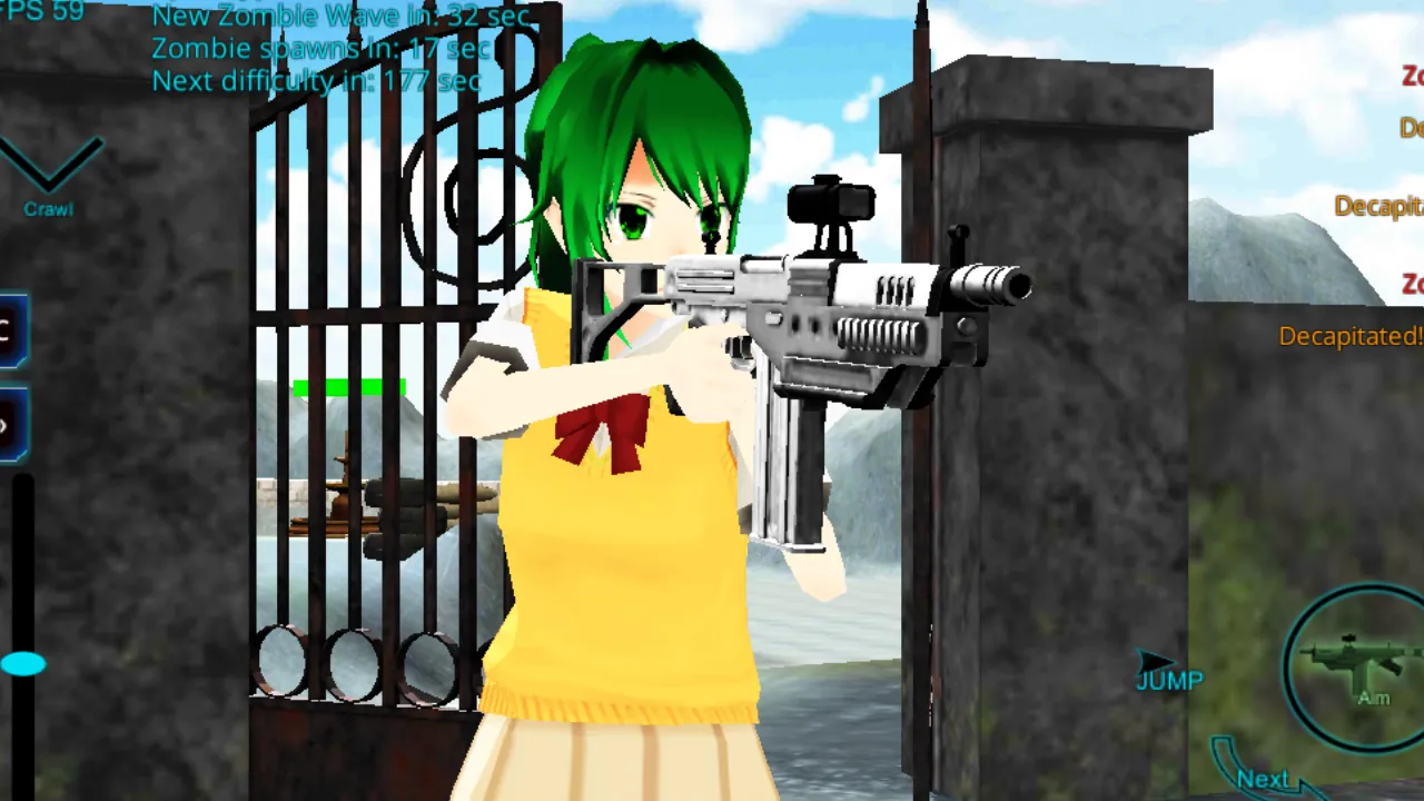 Yandere Zombie Shooter Online | Indus Appstore | Screenshot