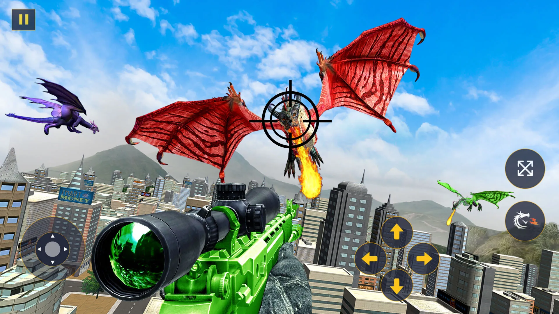 US Flying Dragon City Attack | Indus Appstore | Screenshot