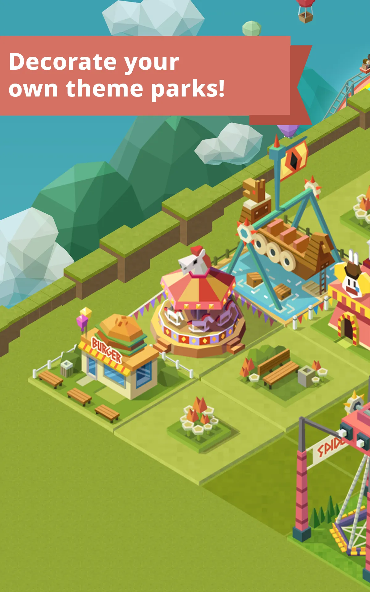 Merge Tycoon: 2048 Theme Park | Indus Appstore | Screenshot