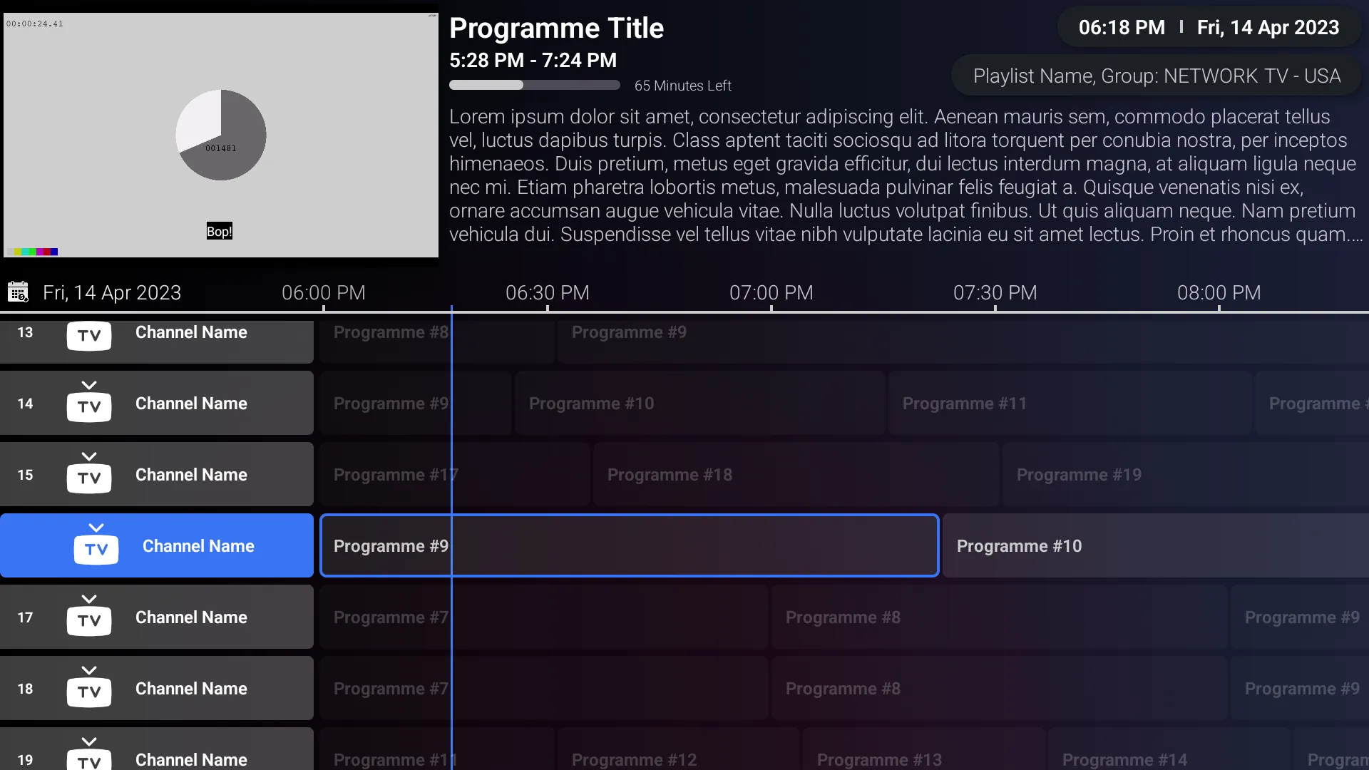 iMPlayer TV IPTV Player | Indus Appstore | Screenshot