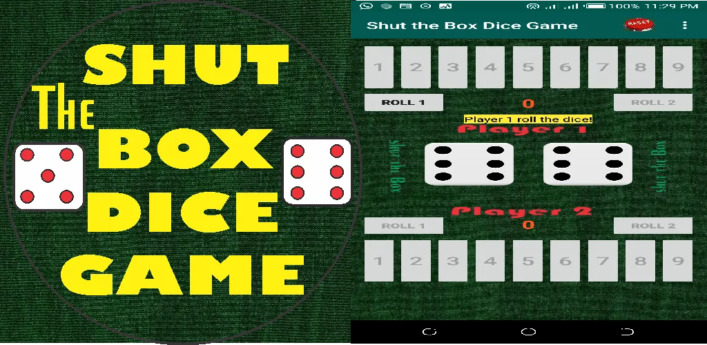 Shut-the-Box Dice Game | Indus Appstore | Screenshot