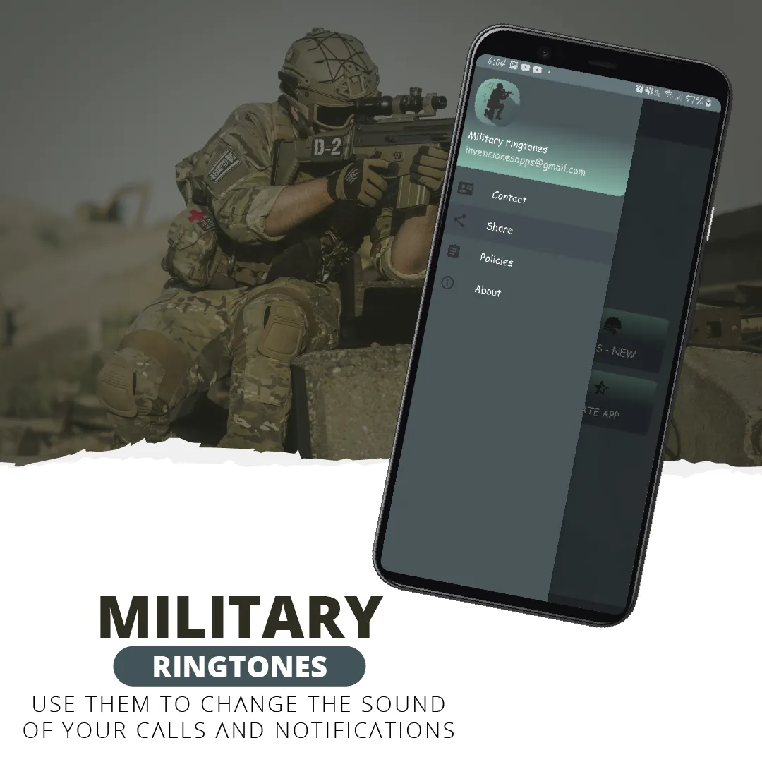 Military sounds | Indus Appstore | Screenshot