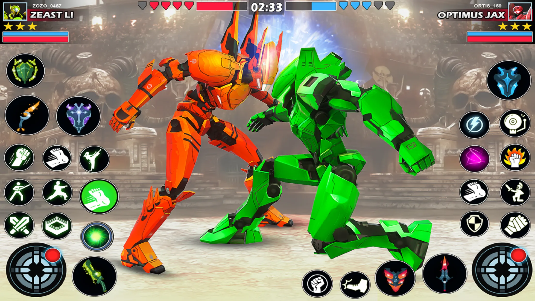 Robot Kung Fu Fighting Games | Indus Appstore | Screenshot