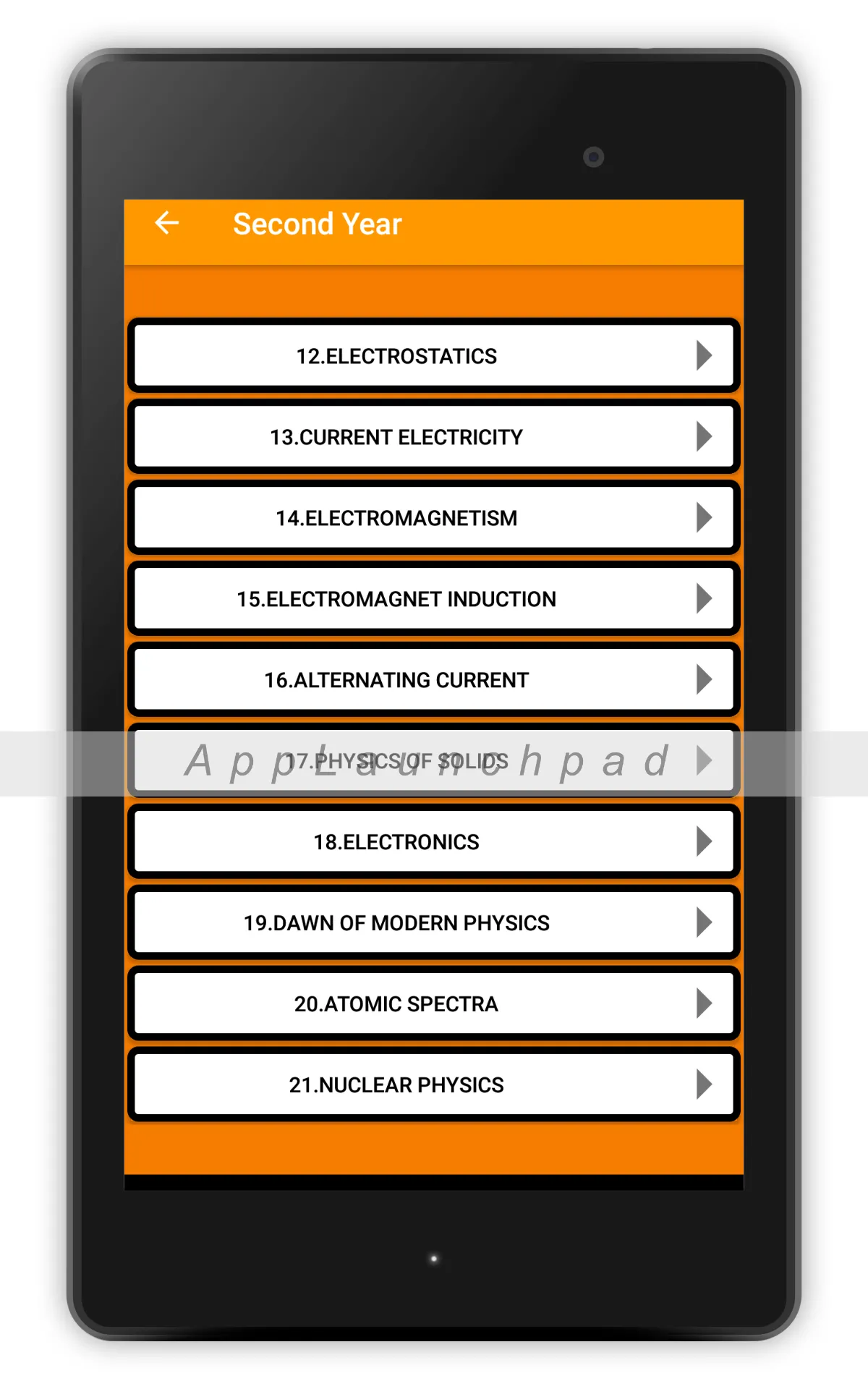 Intermediate Physics Mcqs | Indus Appstore | Screenshot