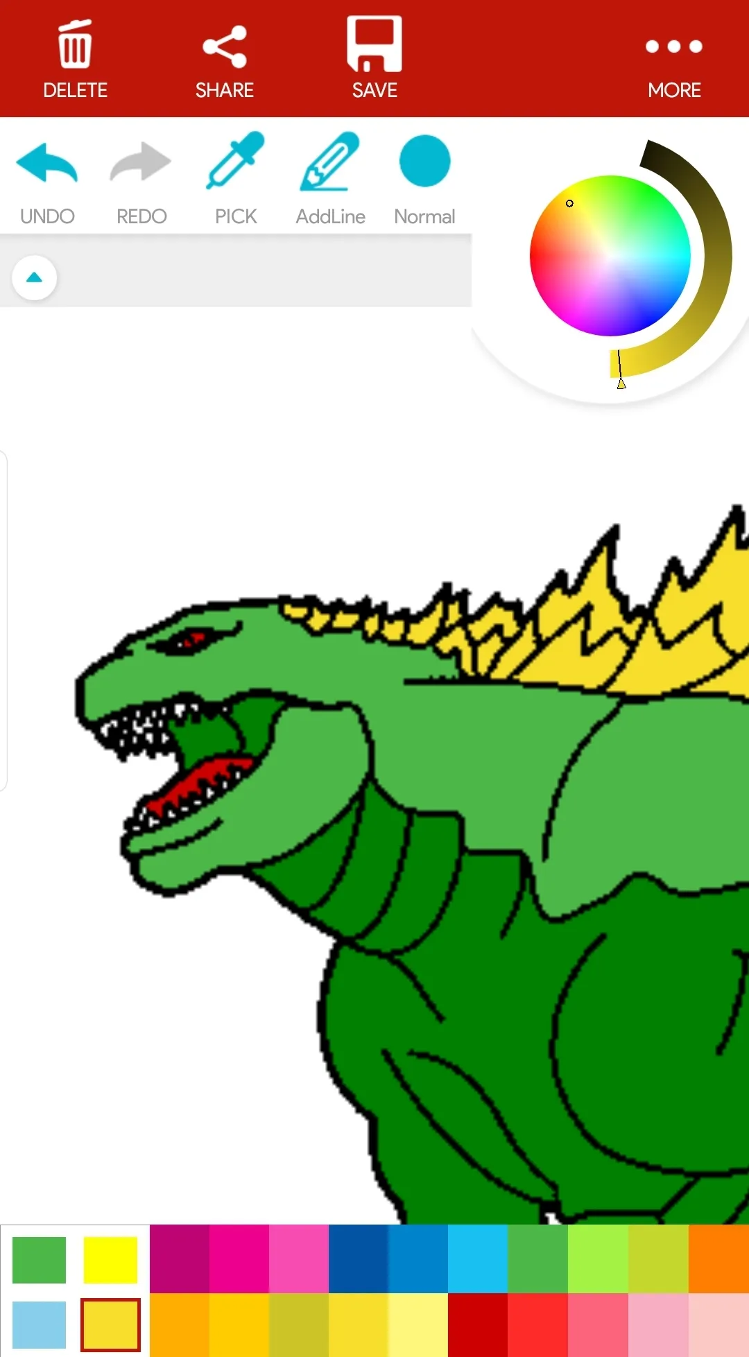 Monster Kaiju Coloring Book | Indus Appstore | Screenshot