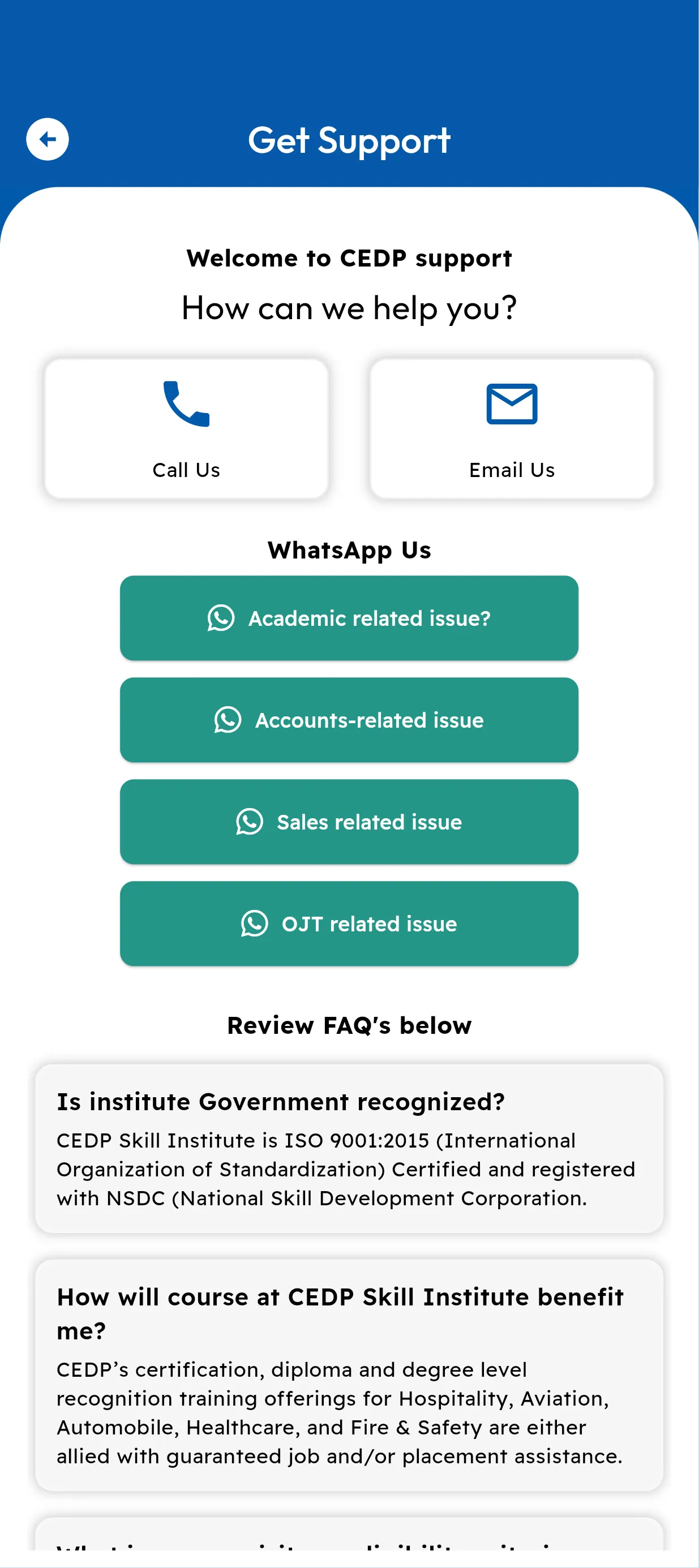 STUDENT - CEDP | Indus Appstore | Screenshot