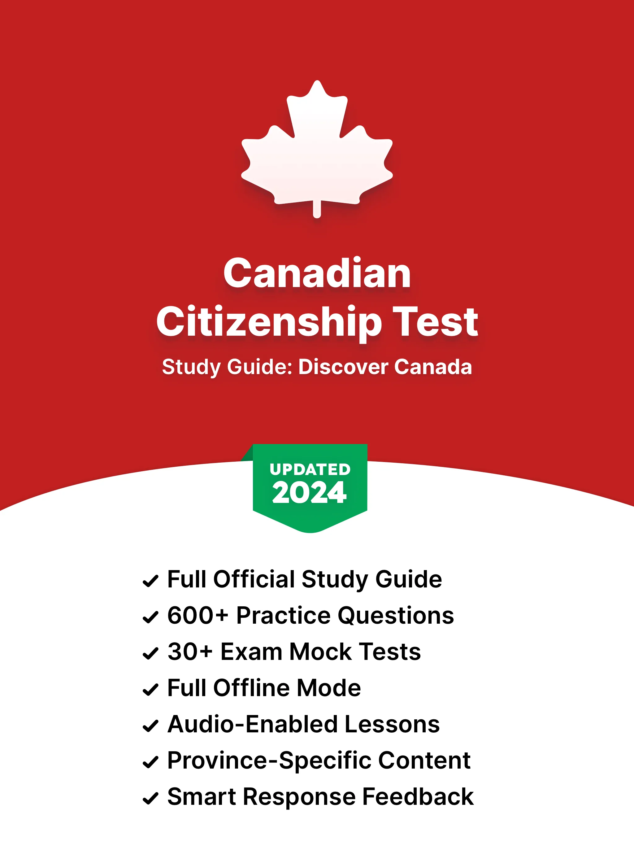 Canadian Citizenship Test 2024 | Indus Appstore | Screenshot