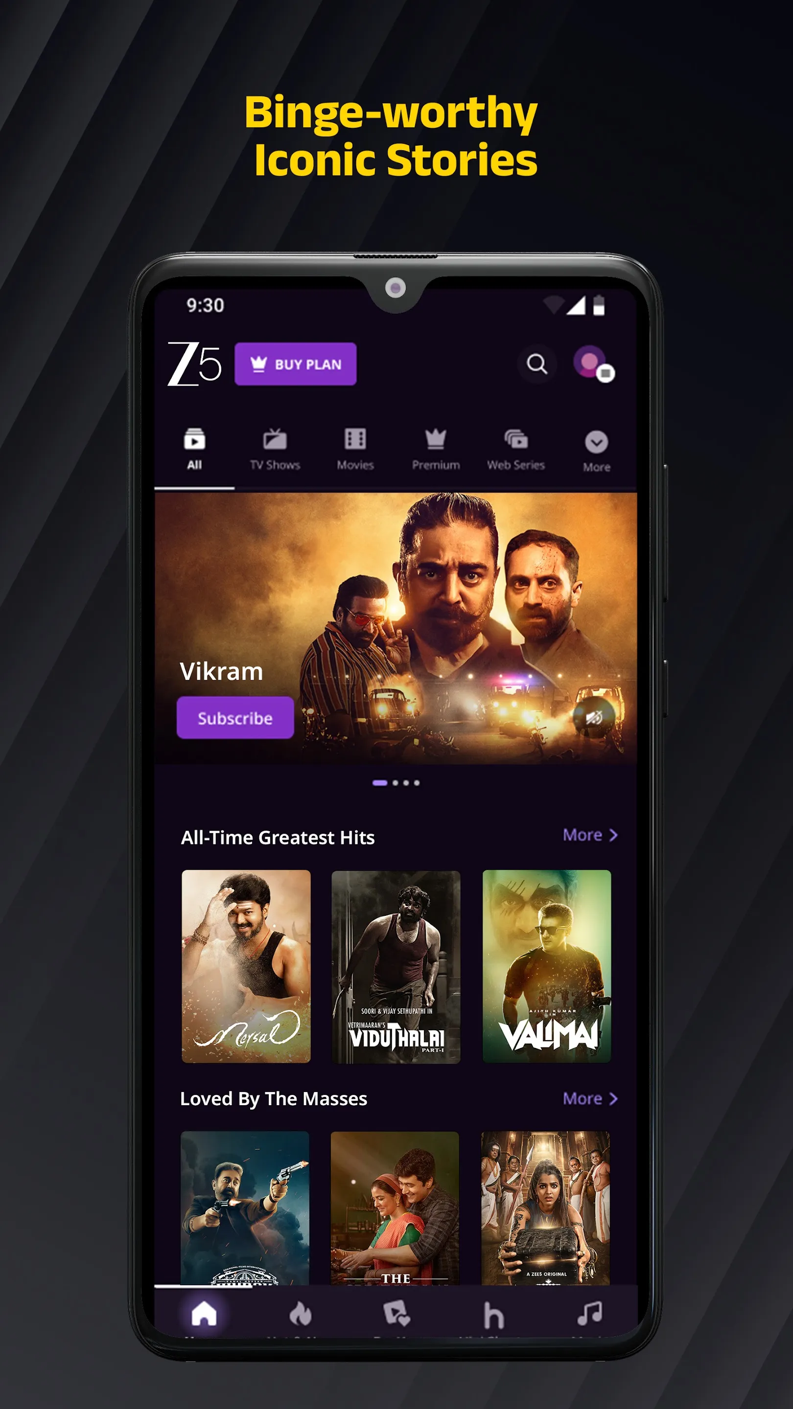 ZEE5 Movies, Web Series, Shows | Indus Appstore | Screenshot