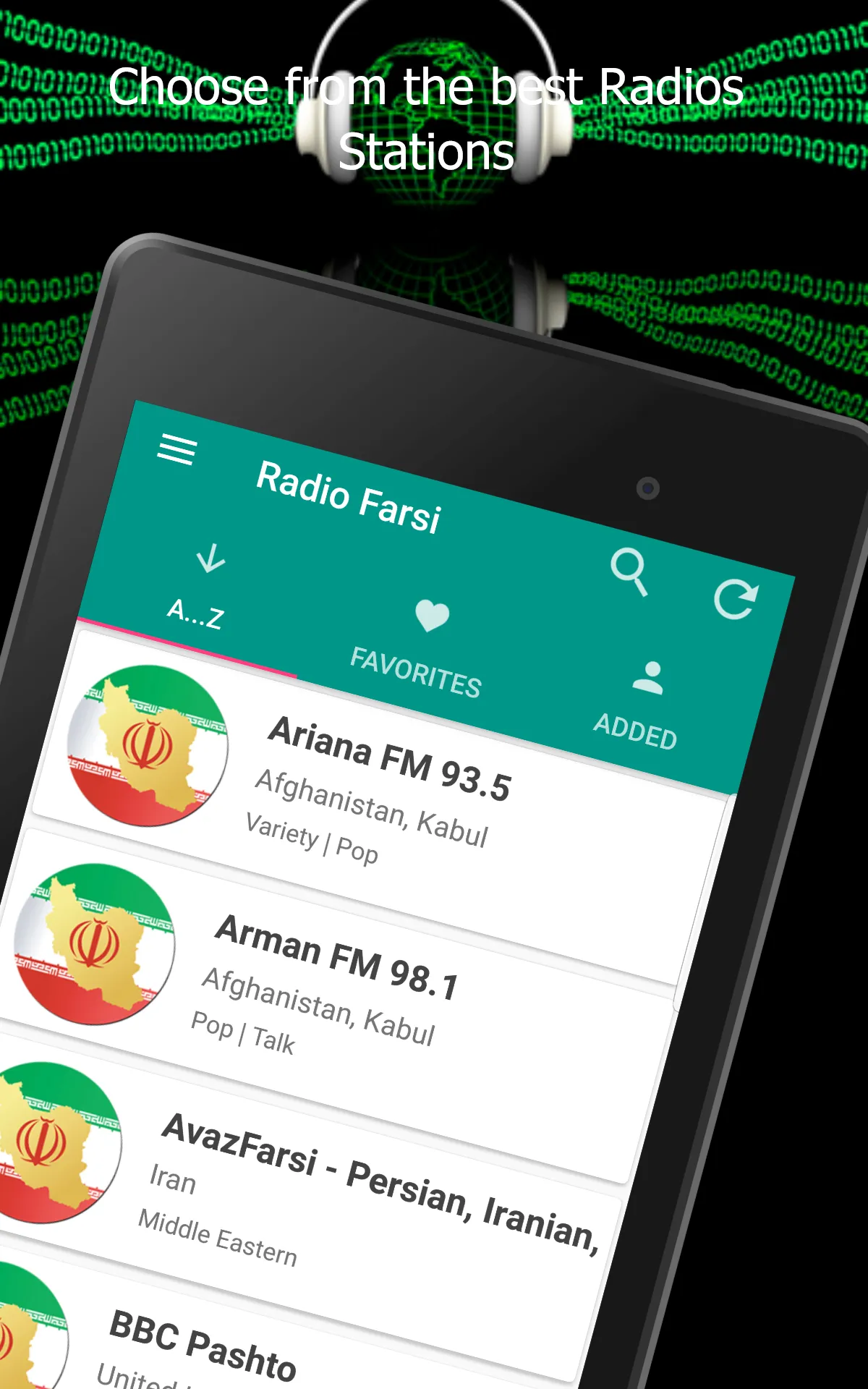 Persian Radio Farsi | Indus Appstore | Screenshot