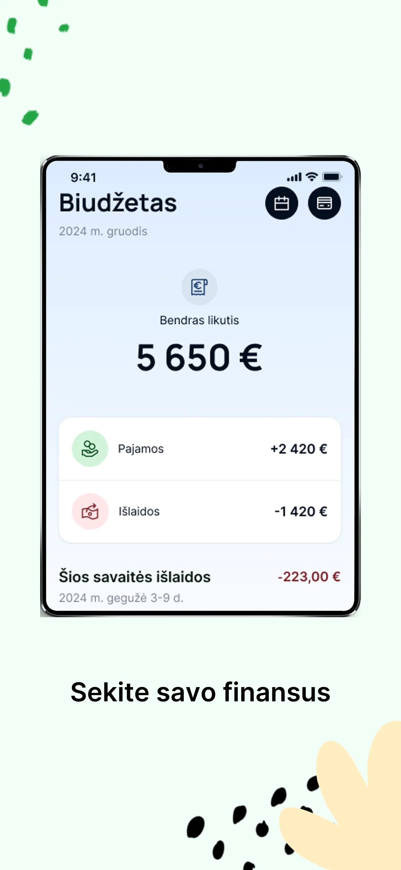 Viena Sąskaita | Indus Appstore | Screenshot