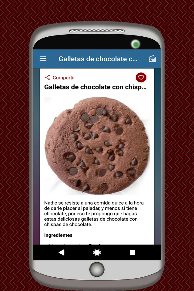 Recetas de Galletas Caseras | Indus Appstore | Screenshot