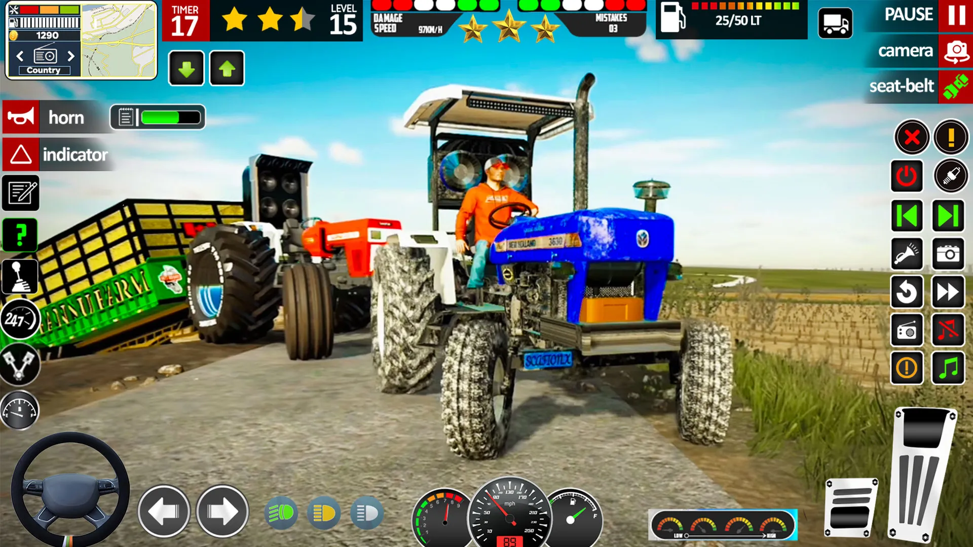 Real Tractor Driving Sim Games | Indus Appstore | Screenshot