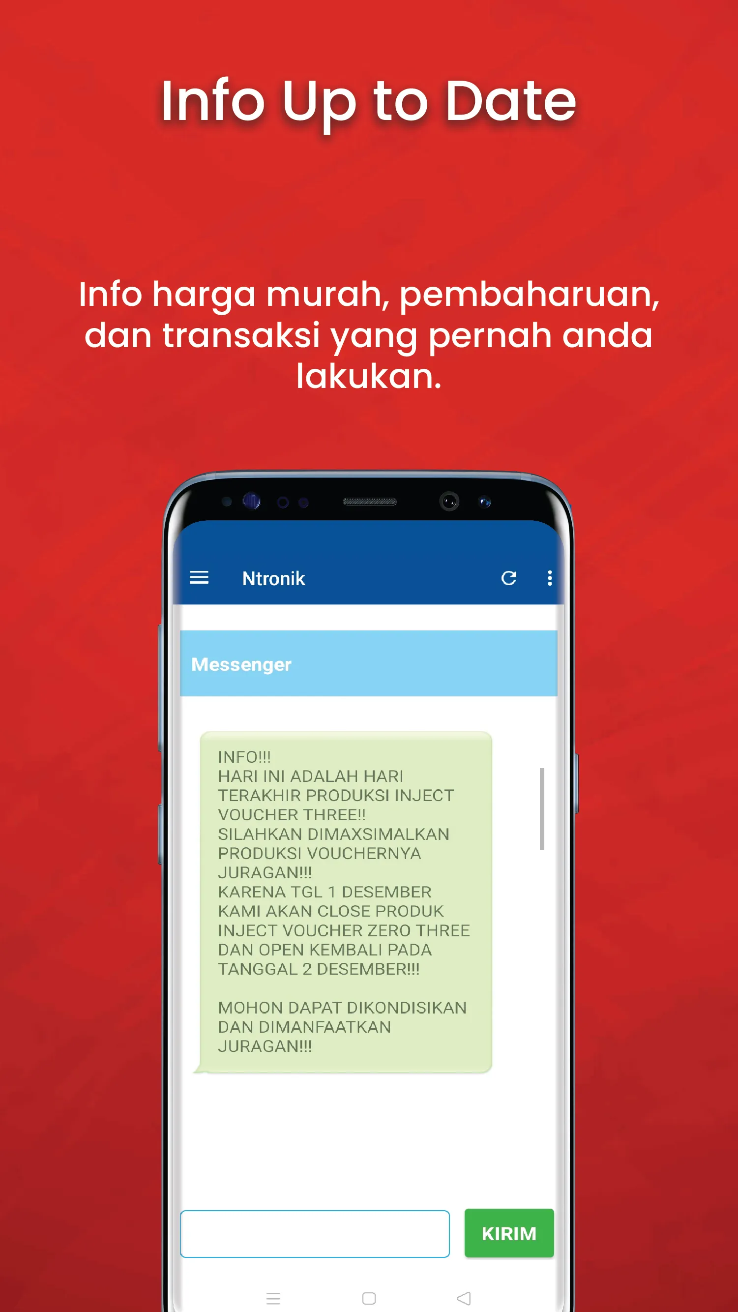 NTronik : Isi Pulsa Murah | Indus Appstore | Screenshot