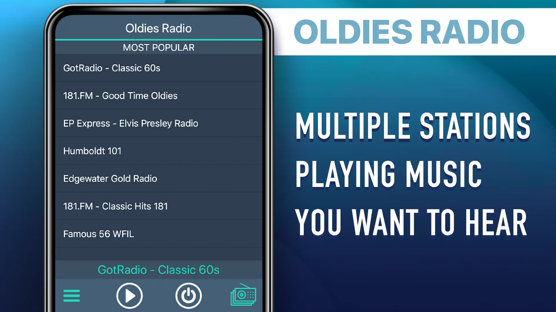 Oldies Radio Favorites | Indus Appstore | Screenshot