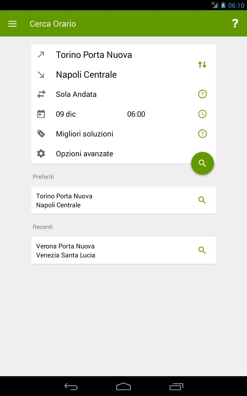 Train Timetable Italy | Indus Appstore | Screenshot