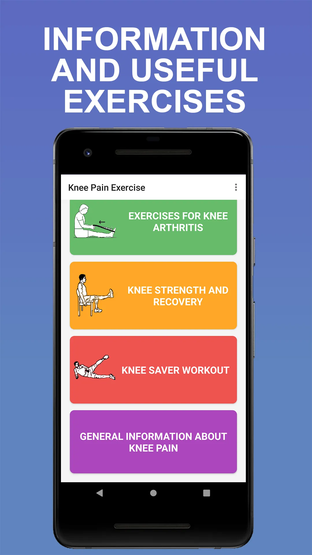 Knee Pain Relieving Exercises | Indus Appstore | Screenshot