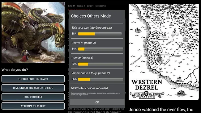 D&D Style RPG (Choices Game) | Indus Appstore | Screenshot