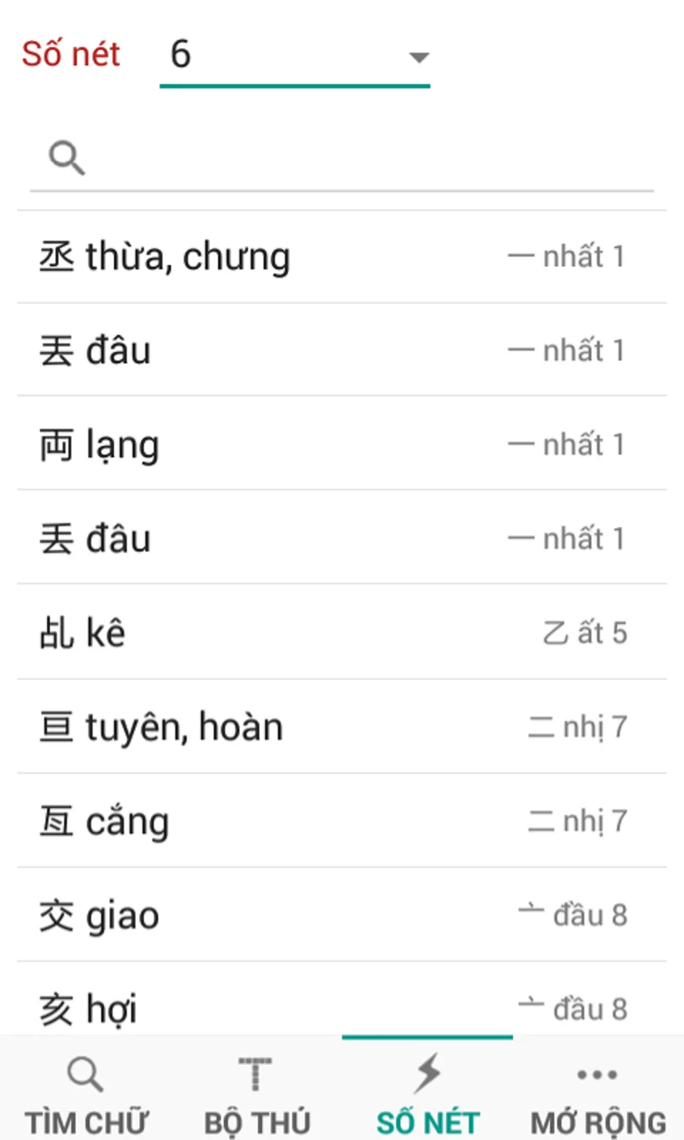 Tu Dien Han Viet 1080 | Indus Appstore | Screenshot