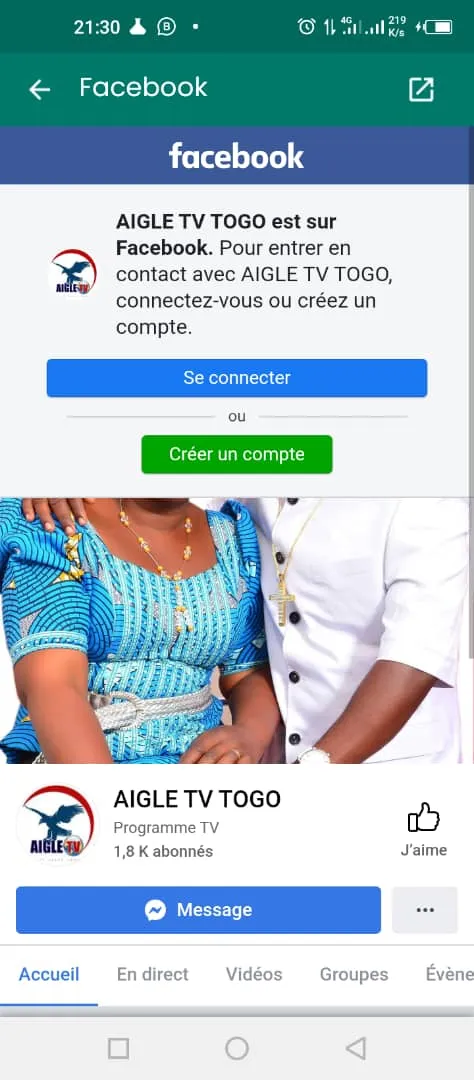 Radio Aigle FM Togo | Indus Appstore | Screenshot