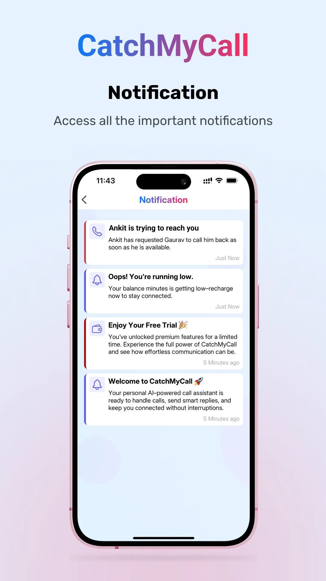 CatchMyCall — AI Call Manager | Indus Appstore | Screenshot