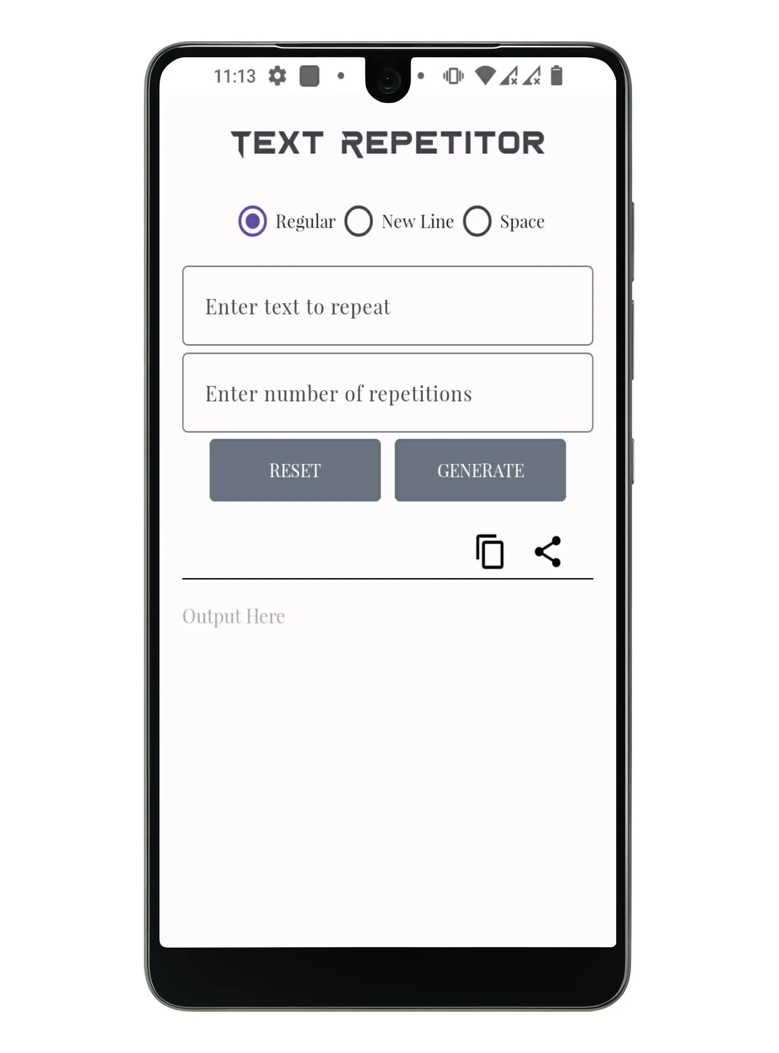 Text Repeater- Repeat Text 20K | Indus Appstore | Screenshot