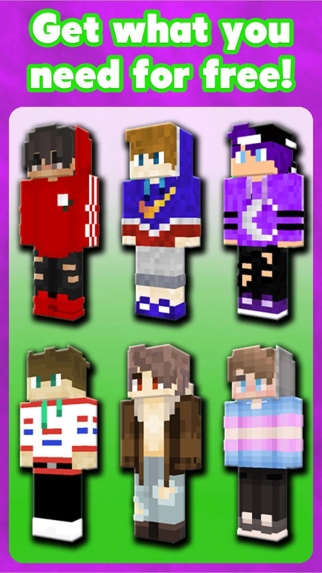 Boy Skins for Minecraft PE | Indus Appstore | Screenshot