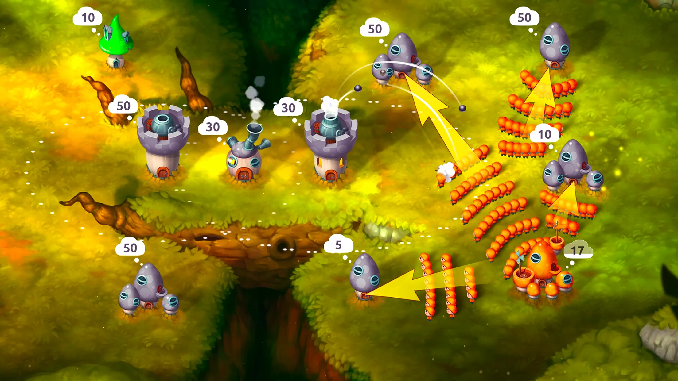 Mushroom Wars 2: RTS Strategy | Indus Appstore | Screenshot